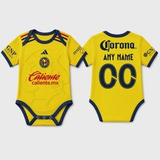 Personalized LIGA MX Club America New Baby Jsy Bodysuit 2026-27 Home Baby Gift picture