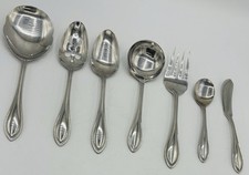 USED Lot of 7 ‘Wallace’ 18/10 Stainless American Tradition Serving Utensils picture