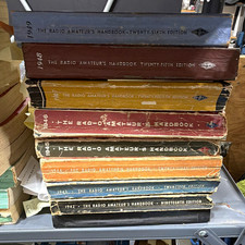 Vintage ARRL Radio Amateur’s Handbooks 1937–1949 – 10 Book Lot – WWII Era picture