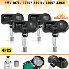 New Set of 4X OEM 42607-33021 TPMS Pre-programmed Tire Pressure Monitor Sensor picture