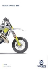 Husqvarna Service Workshop Shop Manual Book 2025 TC 50 picture