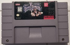 *AUTHENTIC / TESTED* Mighty Morphin Power Rangers The Movie SNES Super Nintendo picture