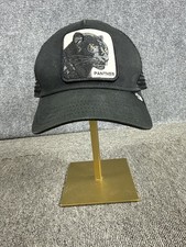 Goorin Bros The Farm Hat Cap Snap Back Mens One Size Black Panther Trucker Mesh picture