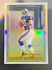 DAUNTE CULPEPPER (RC) 1999 Topps CHROME 99 NFL DRAFT PICK REFRACTOR #136 VIKINGS picture
