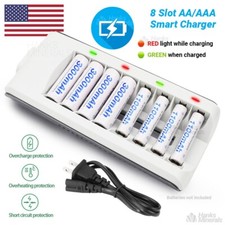 8-Slot Battery Charger Smart For AA / AAA Ni-MH Ni-CD Rechargeable Fast Charge picture