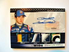 CHASE ELLIOTT PRESS PASS 1/1 RACE USED 4 WIDE AUTOGRAPH AUTO ONE OF ONE picture