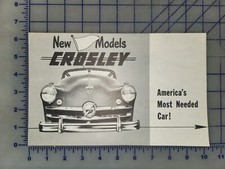 1951 Crosley Brochure Folder Original picture