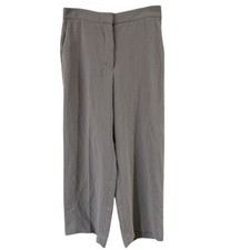 Aritzia Wilfred Alanya Wide Leg High Rise Pant Womens 12 Gray Office picture
