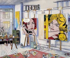 Damian Elwes- Roy Lichtenstein’s Studio - 2019 - Signed Limited EditionPrint picture
