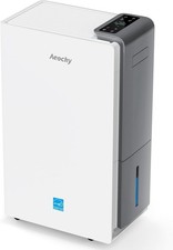 80 Pint Dehumidifier 4500 Sq Ft Basement Smart Drain AEOCKY RHEA-001, Light Use picture