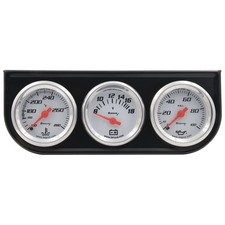 Equus 1-1/2 in. White Volt Triple Gauge Kit picture
