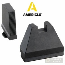 AmeriGlo GLOCK Gen 1-5 Tall Suppressor SIGHTS SET 9XL Black GL-808 FAST SHIP picture