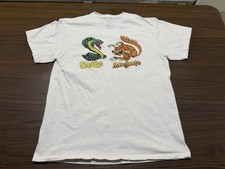 Vintage NHRA Racing “The Snake vs. The Mongoose” White T-Shirt - Large picture