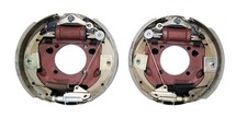 Pair 12-1/4 x 3-3/8 Hydraulic 8K Backing Plate Trailer 4 Bolt 23-402 23-403 picture
