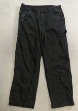 Okonkwo Double Knee Carpenter Workwear Jeans Men’s Size 35x29 Black picture