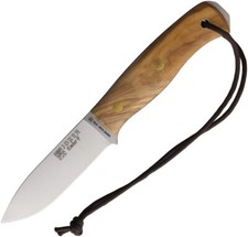 Joker Ember Flat Bushcraft Survival Olive Wood 14C28N Fixed Blade Knife CO123P picture