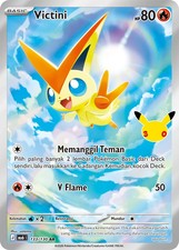 Pokemon Victini AR IR 30th Anniversary MA6 133/130 Indonesia picture