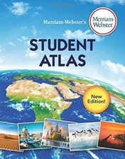 Merriam-Webster's Student Atlas, New Edition, 2020 Copyright - Paperback - GOOD picture