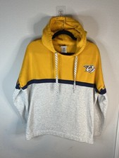 Nashville Predators Sweatshirt Womens Large NHL Hockey Hooded Sweatshirt picture