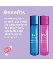 K-Y Yours And Mine Lubes-  His/Her Couples Personal Sex Enhancement Lubricants picture