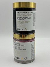 Truly 24K Gold Black Soap Luxury Impurity Cleanser 6oz Whipped Shave Butter NEW picture
