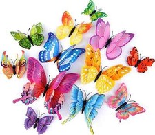 Butterfly Wall Decor 24 PCS, 3D Butterflies Stickers For Party Decorations picture