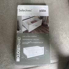 ClosetMaid Selectives 25-in x 10-in Modern Drawer White 54945 New in Box picture