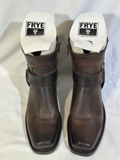 Frye Harness Women's Boots - US Size 6 - Brown / Gaucho - side zip picture