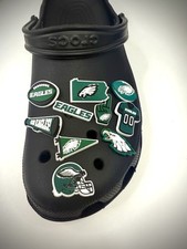 10 Piece NFL Philadelphia Eagles Shoe Charm Set picture