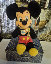 California Stuffed Toys Mickey Mouse Vintage Plush Stuffed Animal Medium 1970s? picture