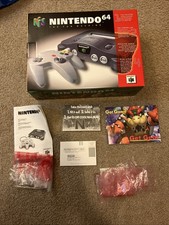 Nintendo 64 Empty Console Box Only N64 No Styrofoam No Console Minty Condition. picture