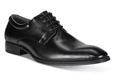 NEW- Alfani Mens Andrew Black Memory Foam Derby Shoes Flats Size 11.5 picture
