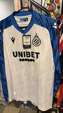 Macron Long Sleeve club Brugge away Jersey soccer football shirt Sz L picture