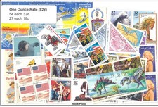 US Discount Postage Below Face - New 1 Ounce Rate (27 sets @ 82 cents), Mint OG picture