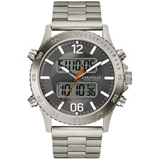 Caravelle New York by Bulova Men's Stainless and Bracelet Grey Silver  43B141 picture