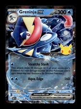 Greninja ex 021/128 Holo Double Rare ME: 30th Celebration Pokemon Near Mint picture