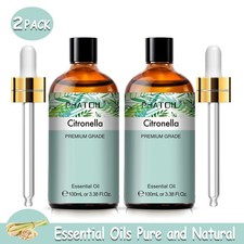 100ml Pure Citronella Essential Oil for Cleaning,Diffuser,DIY Candle Soap Making picture