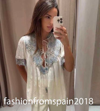 ZARA NEW WOMAN ZW COLLECTION LACE SHIRT XS-XL 5107/240/712 picture