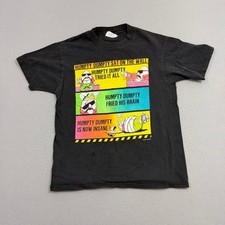 Vintage Humpty Dumpty Anti Drug Dont Scramble Your Brain Shirt Men's XL Parody picture