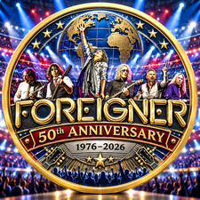 Foreigner 50th Anniversary 1976-2026 Rock Band World Tour Collector Coin HV755 picture