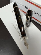 ASC Armando Simoni Club Triangolo Green Saft Fountain Pen  LE  14K Gold MF Nib picture
