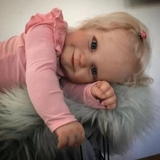 50CM Lifelike Maddie Soft Body Reborn Doll Gift Hand Painted with Visible Veins picture