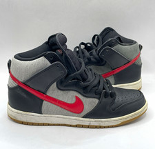 Nike SB Dunk High Pro Skateboarding Shoes Black US 10 Medium (D) Men’s picture