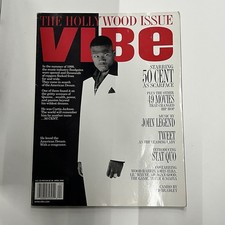 VIBE Magazine April 2005 50 Cent Curtis Jackson John Legend Tweet Akon Hollywood picture
