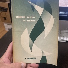Kinetic Theory of Liquids, Frenkel, J., Paperback 1955 picture