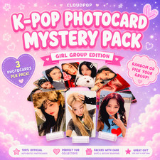 Official Kpop Photocard Mystery Pack Girl Group Random (3PCs) Pick Your Group picture