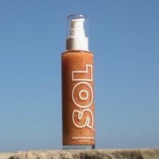 ColourPop X Sol Body Shimmering Dry Oil Body Oil~Bronze. 3 fl oz NEW No Cap E picture