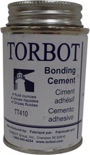 Torbot Liquid Bonding Cement, 4 Oz. Can, Brush Cap, Latex, White, 1 Count, TT410 picture