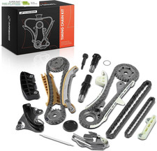 17PCS Engine Timing Chain Kit W/Tensioner & Guide 4.0L 6Cyl SOHC picture