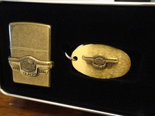 HARLEY DAVIDSON 95TH ANNIVERSARY GIFT SET ZIPPO LIGHTER MINT IN BOX 1998 HD289 picture
